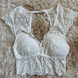Hollister / Gilly Hicks Lace Bralette Top